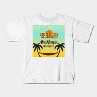 Coral Springs Florida - Sunshine State of Mind Kids T-Shirt